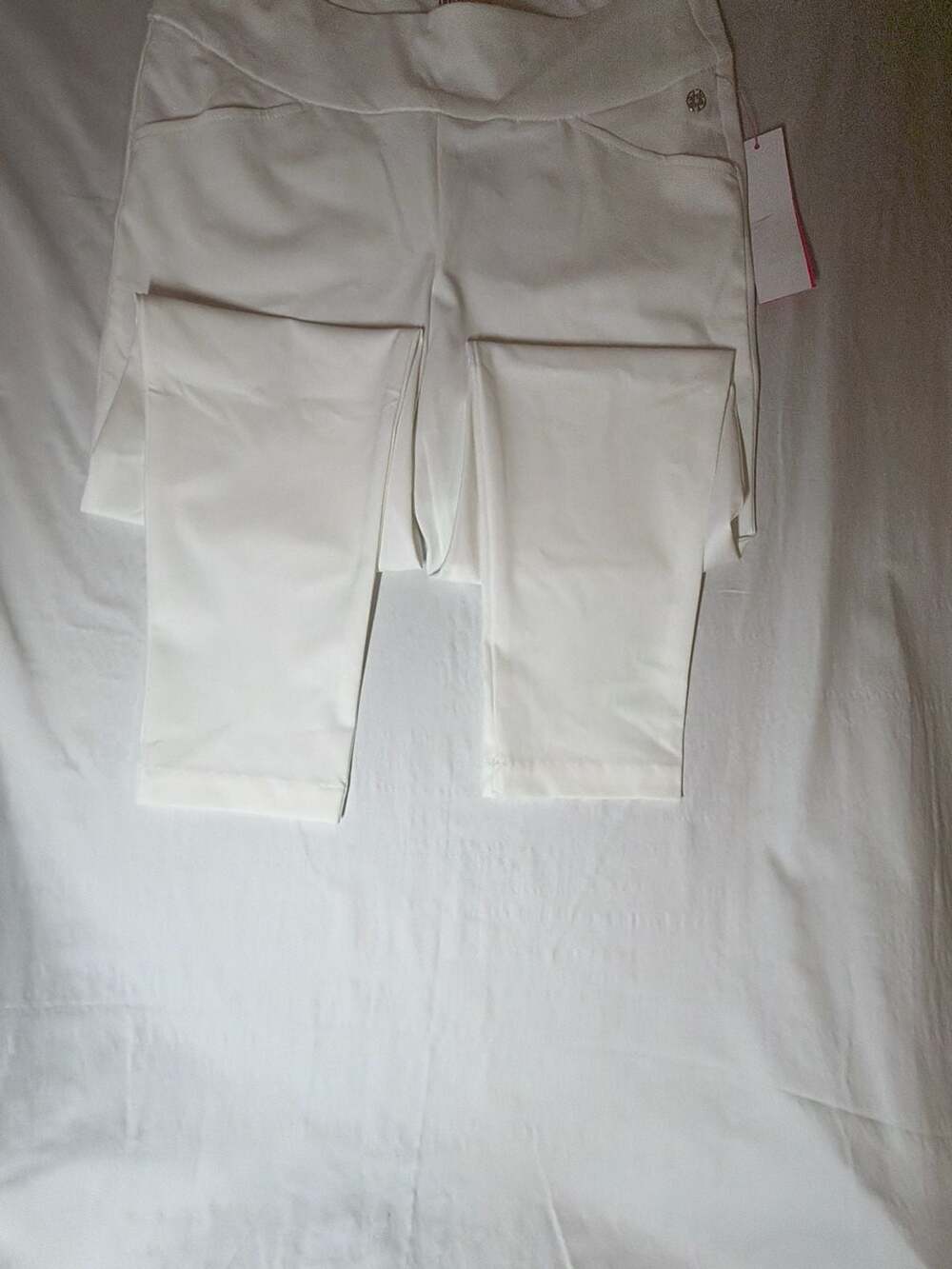 Lilly Pulitzer Luxletic White Weekender High Rise Pants Size 8 - Picture 5 of 7